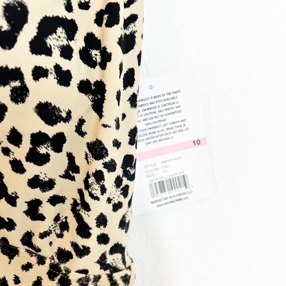 Maxine of Hollywood One Piece Swimming Dip in Wild Women Dress Size 10 - Picture 5 of 7